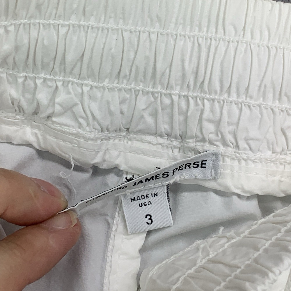 James Perse Women's Poplin Casual Relaxed Comfort Drawstring Pants Size 3 (L) - Picture 8 of 15